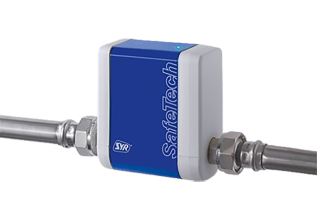 Der SafeTech Connect wird direkt beim Hausanschluss in die Wasserleitung eingebaut