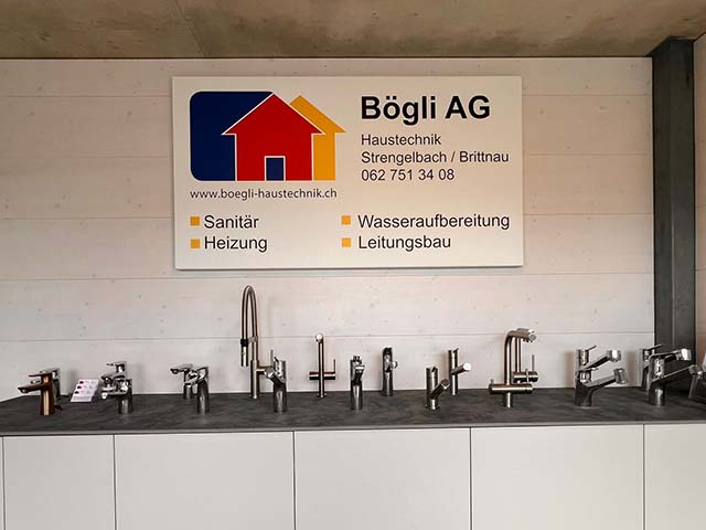 Die Bögli AG Haustechnik in Strengelbach - Ihr Spezialist für Wasseraufbereitungs-, Sanitär- und Heizungstechnik in der Region Zofingen!